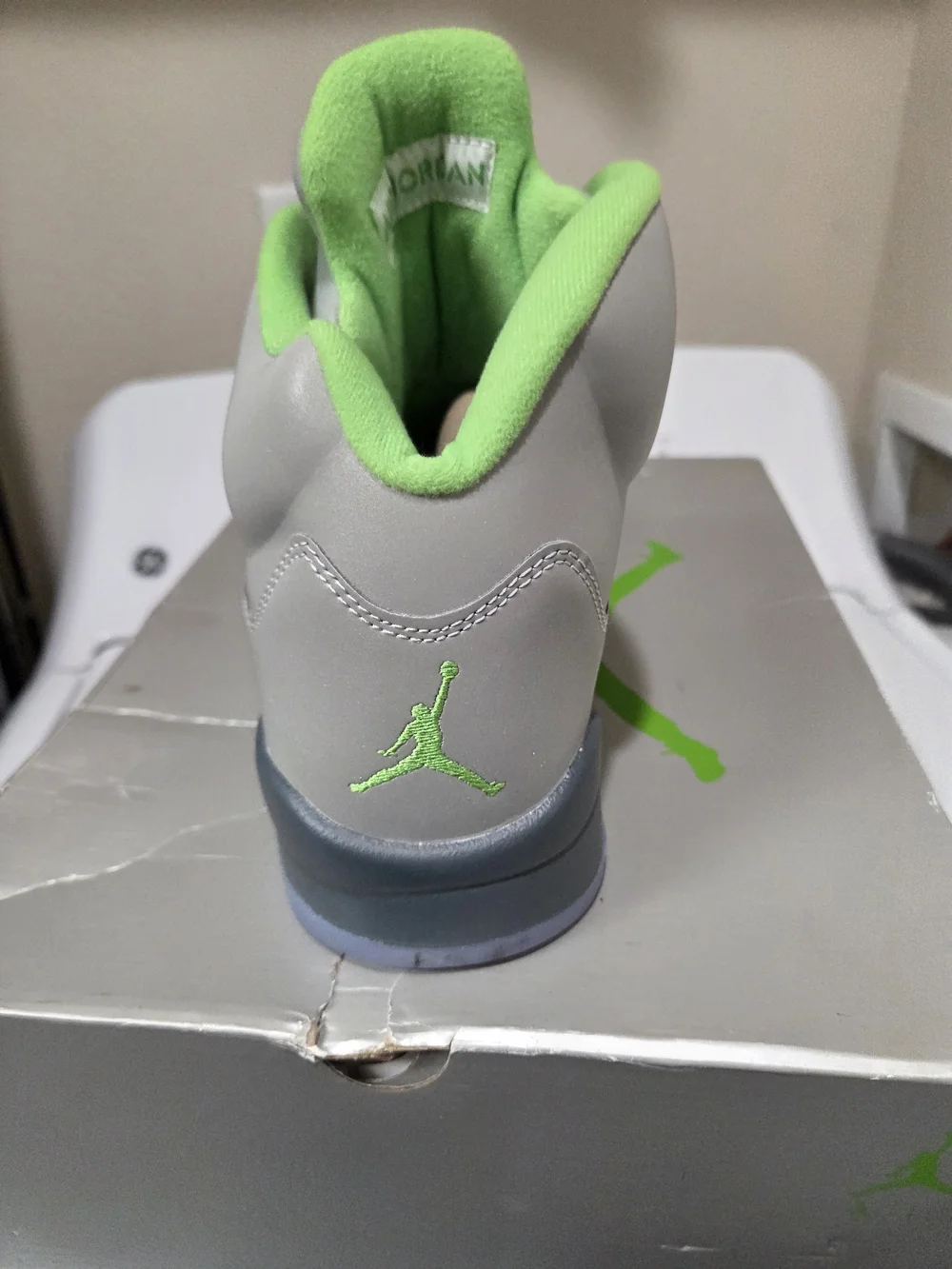 Nike Air Jordan 5 Retro 'Green Bean' sneakers